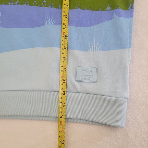 Disney Loungefly Sleeping Beauty Castle Hoodie Unisex Fairies Size Large NWT - Picture 11 of 11